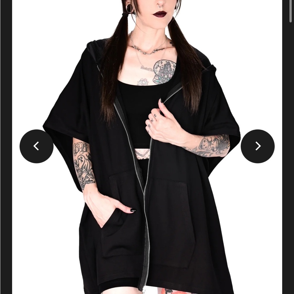 Foxblood Avery Hooded Poncho - XS/S